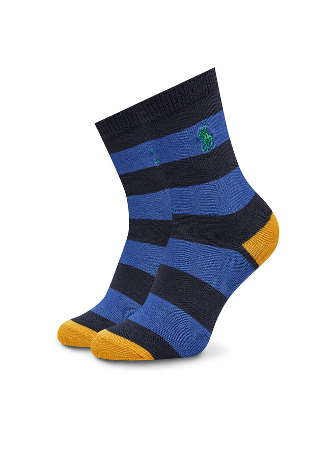 Polo Ralph Lauren Sada 3 párů dětských vysokých ponožek Polo Ralph Lauren 443960172001 Barevná