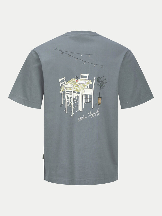 Jack&Jones Jack&Jones Marškinėliai Islington 12273015 Mėlyna Loose Fit