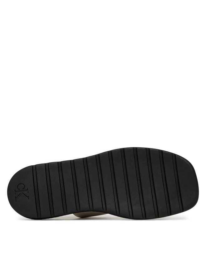 Calvin Klein Jeans Шльопанці Calvin Klein Jeans Rope Sandal Soft Lth Mg YW0YW01864 Écru
