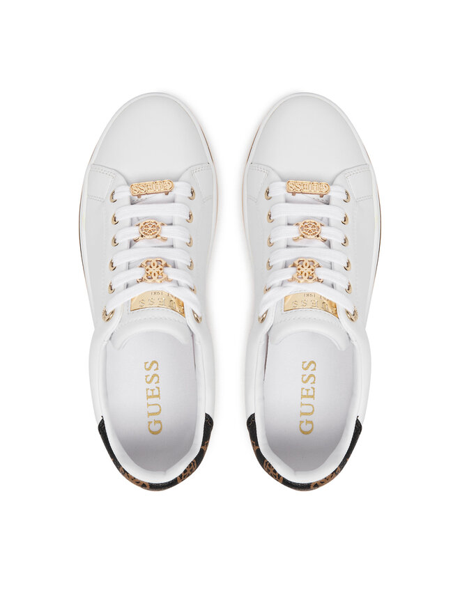 Guess Sneakers Guess FLPSTA ELE12 Alb