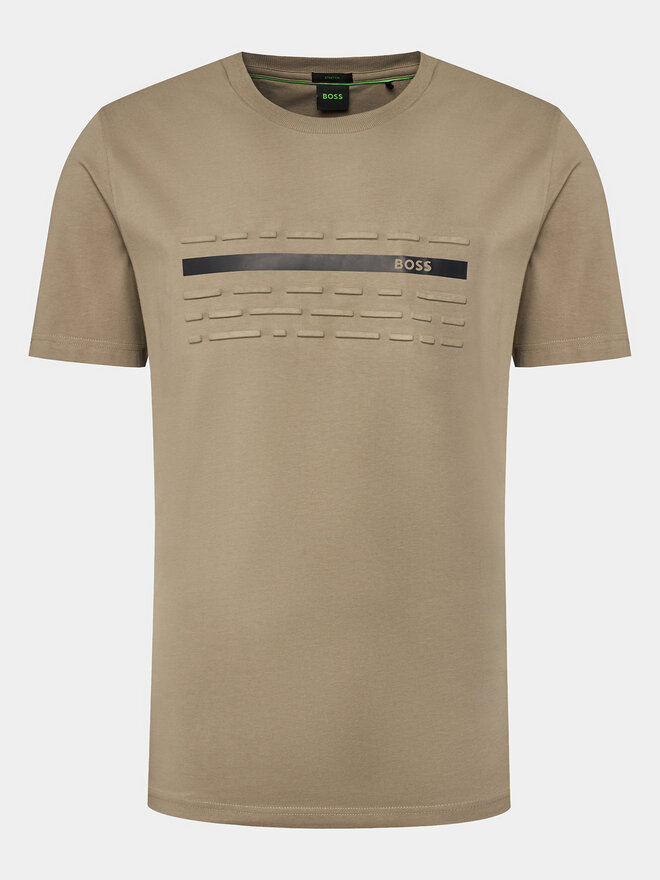 BOSS Boss Футболка 50513010 Бежевий Regular Fit
