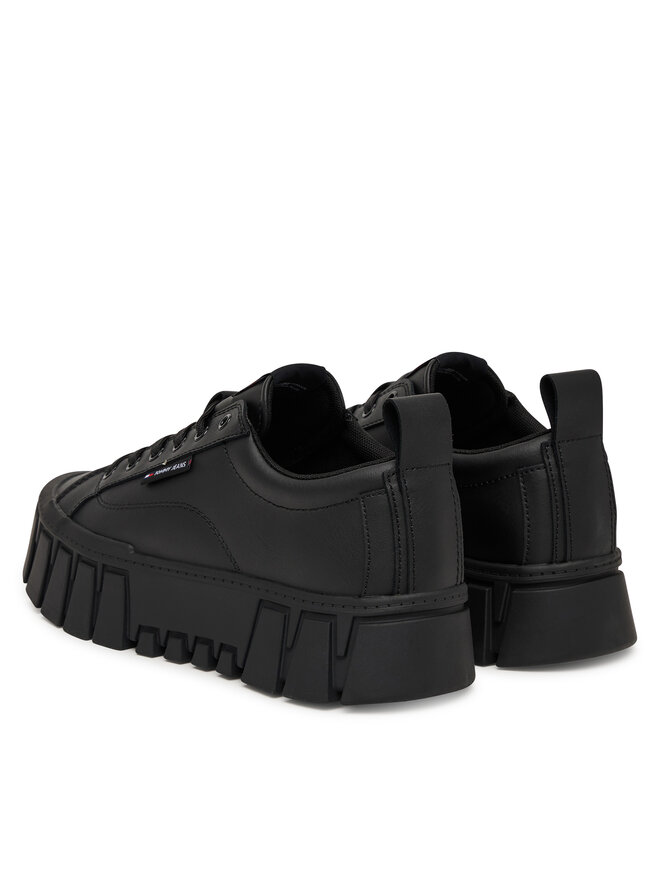 Tommy Jeans Sneakers Tommy Jeans Tjw Vulc Flatform Leather EN0EN03008 Schwarz