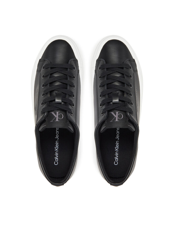 Calvin Klein Jeans Sneakers Calvin Klein Jeans Vulc Flatform Low Mg Lth YW0YW01771 Nero