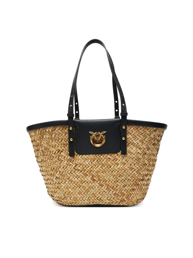 PINKO Kabelka PINKO Love Summer Basket PE 25 PLTT 103324 A1RL Béžová