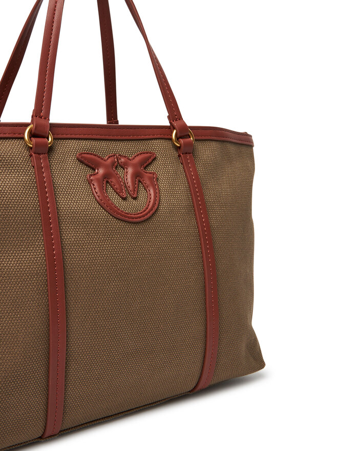 PINKO Táska PINKO Miranda Shopper Classic PE 25 PLTT 104714 A2G2 Khaki