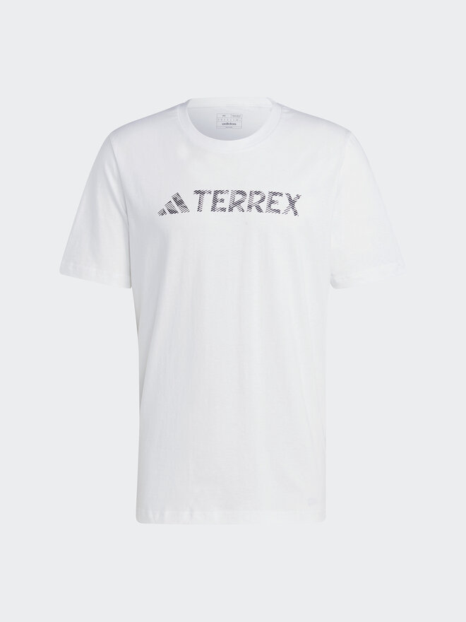adidas adidas T-Shirt Terrex Classic Logo HZ1400 Λευκό Regular Fit