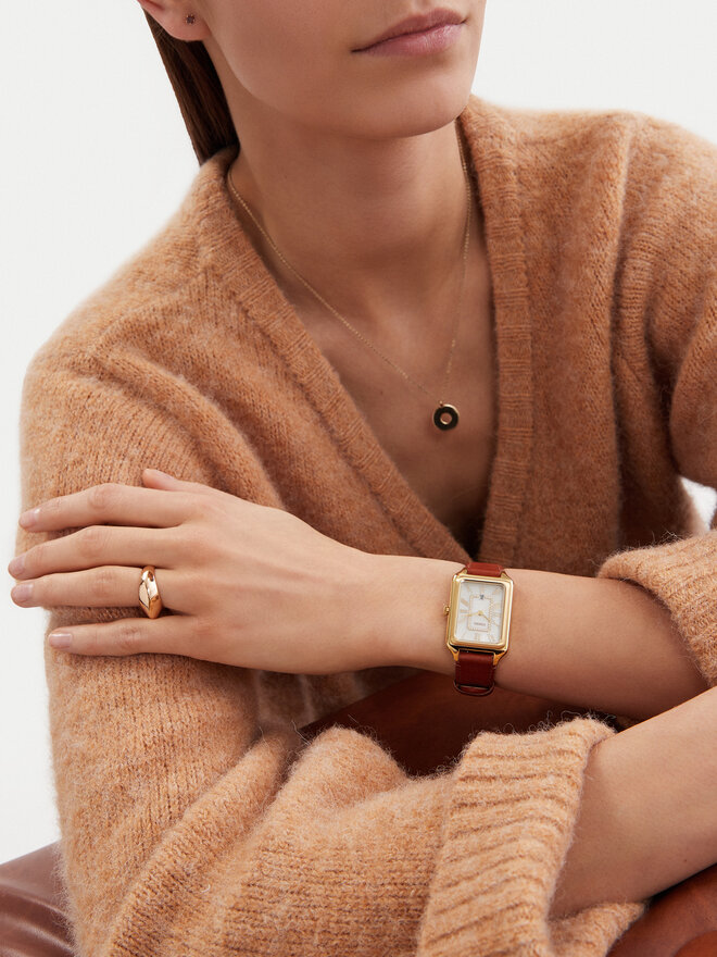 Fossil Годинник Fossil Raquel ES5307 Коричневий