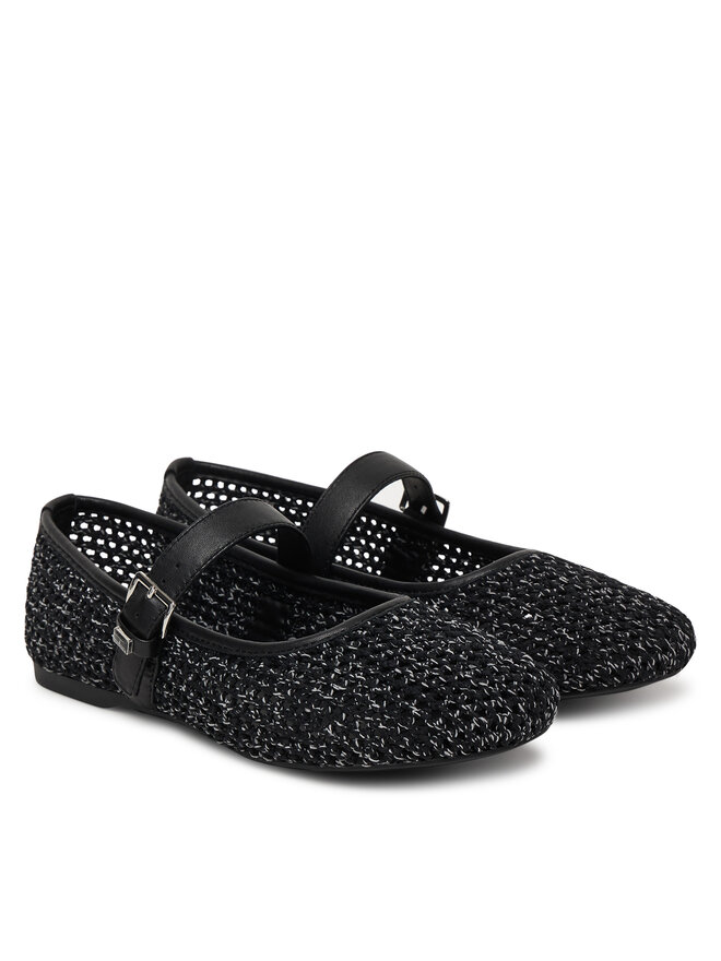 Tommy Jeans Ballerinas Tommy Jeans Tjw Knitted Ballerina EN0EN03030 Schwarz