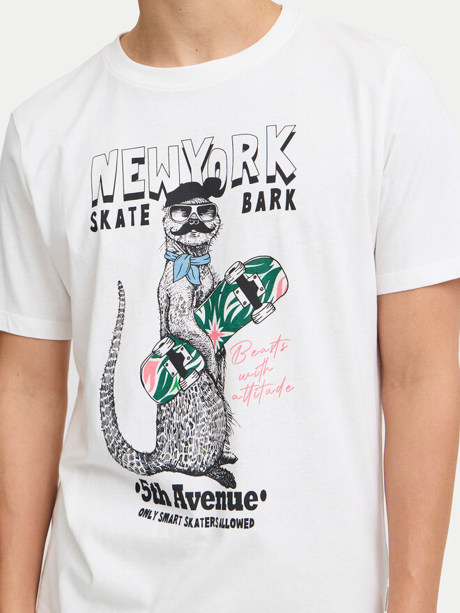 Blend Blend T-Shirt 20717748 Weiß Regular Fit