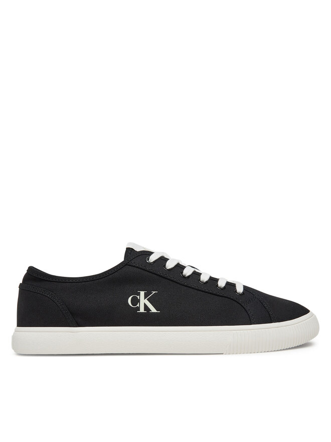 Calvin Klein Jeans Sneakers aus Stoff Calvin Klein Jeans Ess Vulc Low Mg Canvas YM0YM01209 Schwarz