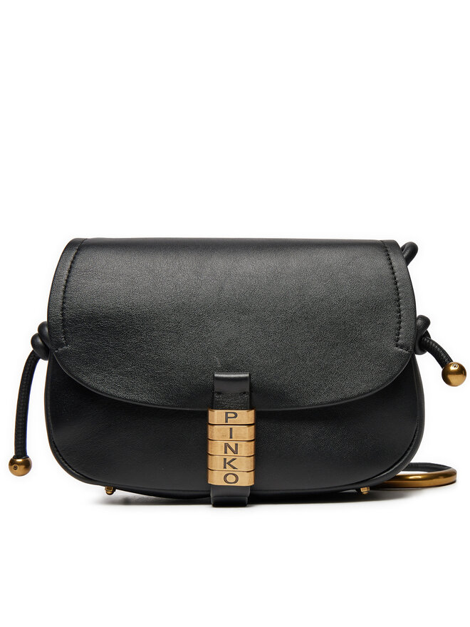 PINKO Handtasche PINKO Saddle Mini AI 24-25 PLTT 103831 A1ZX Schwarz