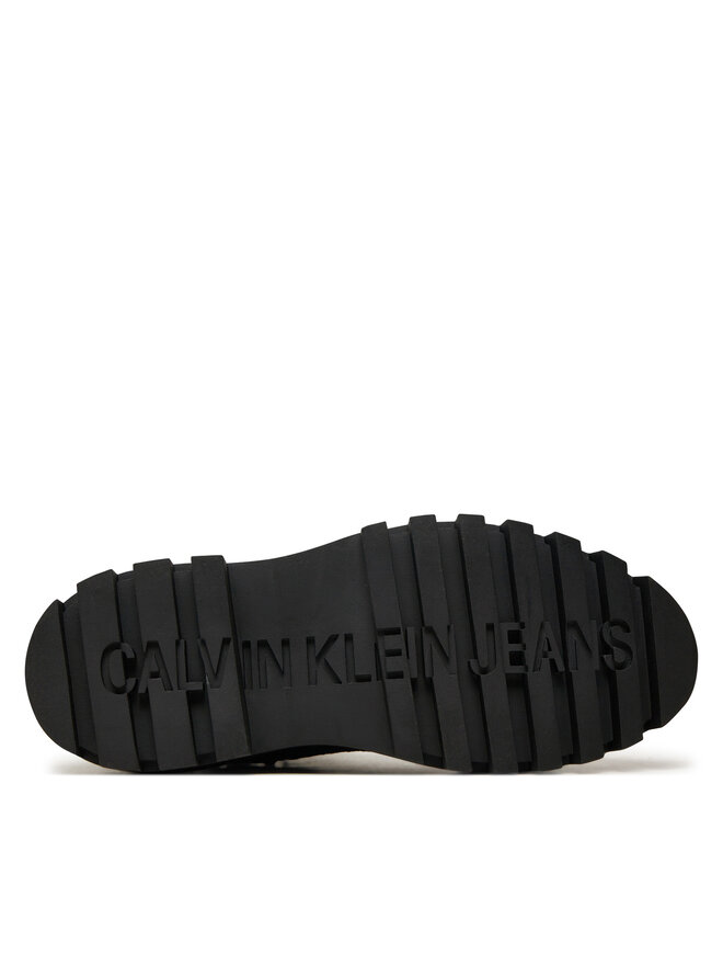 Calvin Klein Jeans Gumijasti škornji Calvin Klein Jeans Flatform Rainboot Low Mg R YW0YW01560 Črna