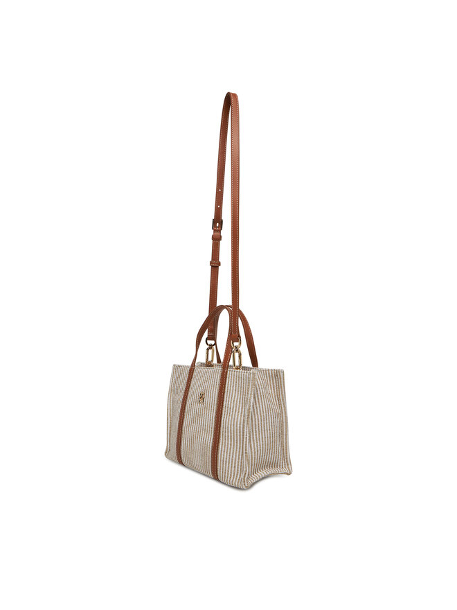 Tommy Hilfiger Torebka Tommy Hilfiger Th Premium Beach Le Mini Tote AW0AW17208 Beżowy