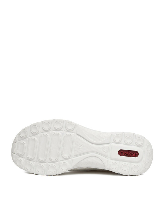 Rieker Sneakers Rieker L3254-80 Alb