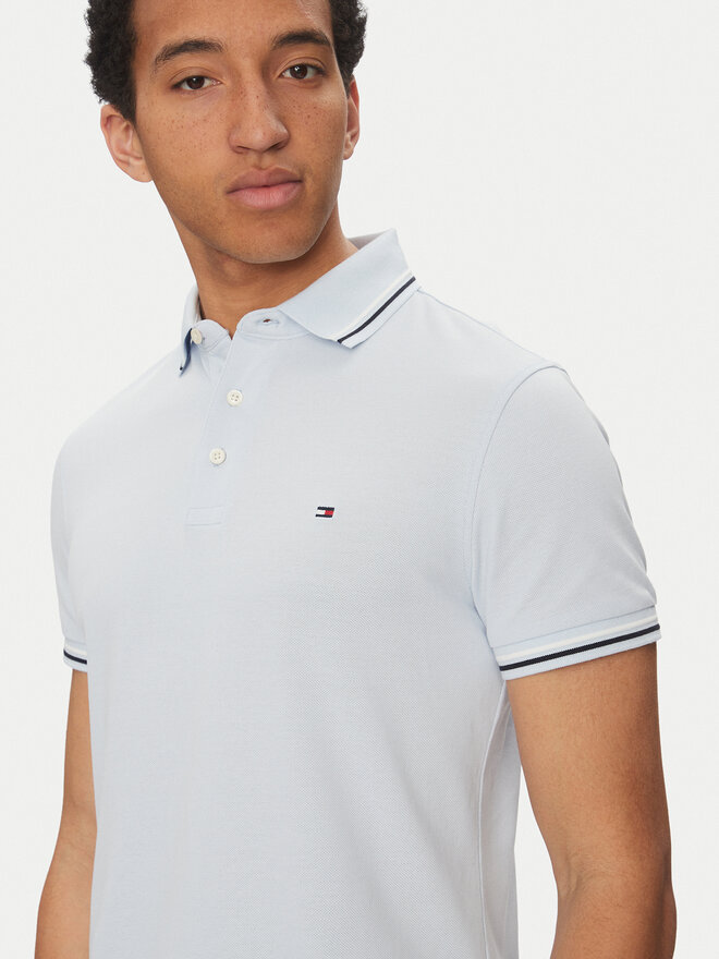 Tommy Hilfiger Tommy Hilfiger Pólóing Seasonal MW0MW39993 Kék Slim Fit