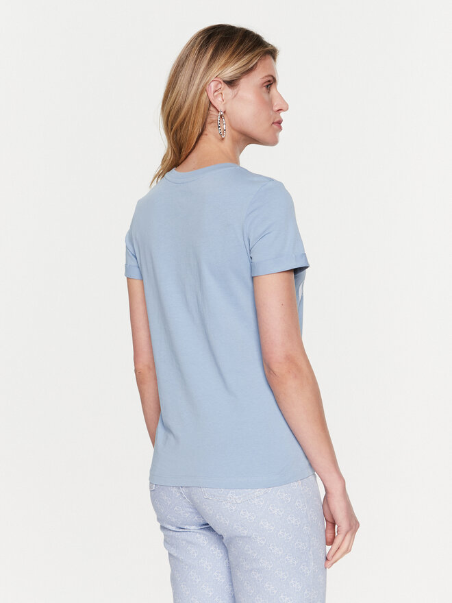 Guess Guess T-Shirt Aurelia W3RI26 JA914 Μπλε Regular Fit