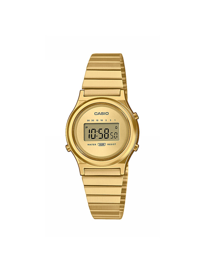 Casio Zegarek Casio Vintage LA700WEG-9AEF Złoty