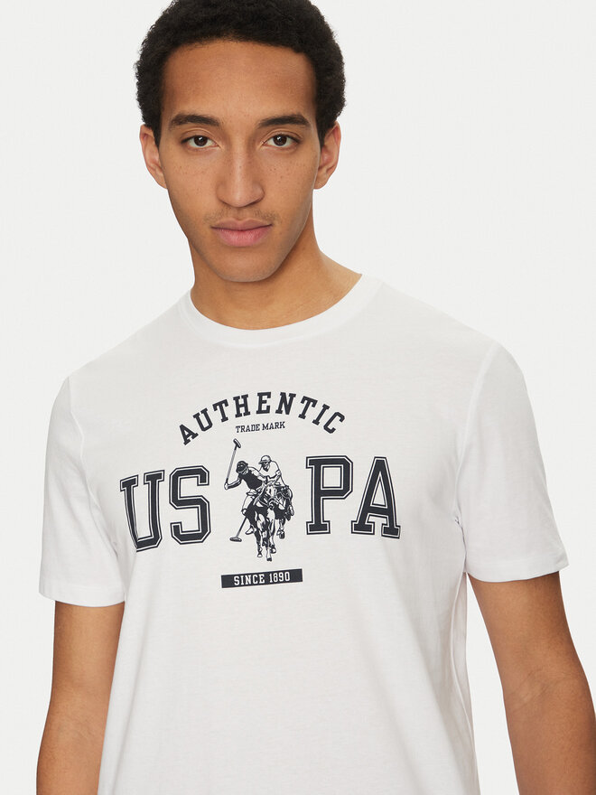 U.S. Polo Assn. U.S. Polo Assn. T-Shirt MUP4083 Weiß Regular Fit