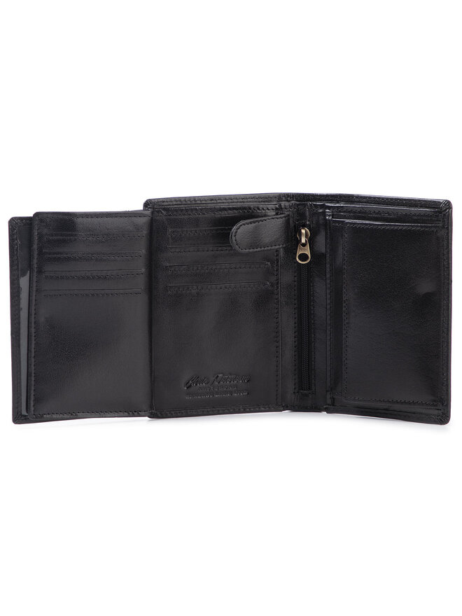 Peterson Portofel Mare pentru Bărbați Peterson 324-02-01-01 Negru