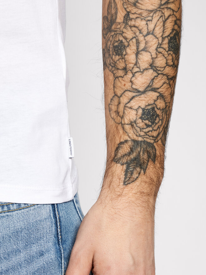 Jack&Jones Jack&Jones T-Shirt Organic Basic 12156101 Weiß Slim Fit