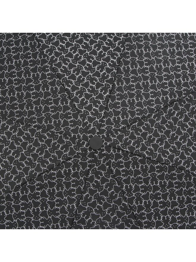 TOUS Dežnik TOUS Paraguas Plegable Milosos 2001078859 Črna