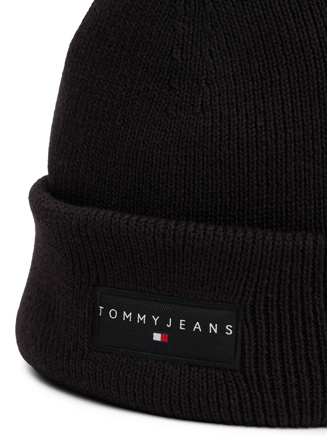 Tommy Jeans Σκούφος Tommy Jeans Tjm Linear Beanie AM0AM13666 Μαύρο