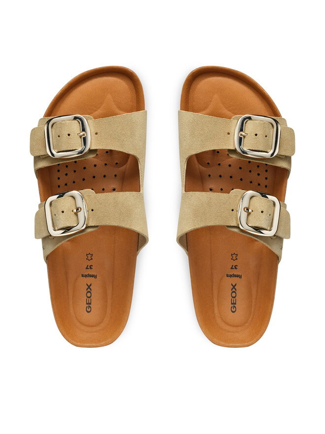 Geox Şlapi Geox D Brionia H D551DA 00022 C6738 Bej