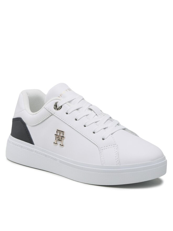 Tommy Hilfiger Sneakers Tommy Hilfiger Th Court Sneaker FW0FW06854 Weiß