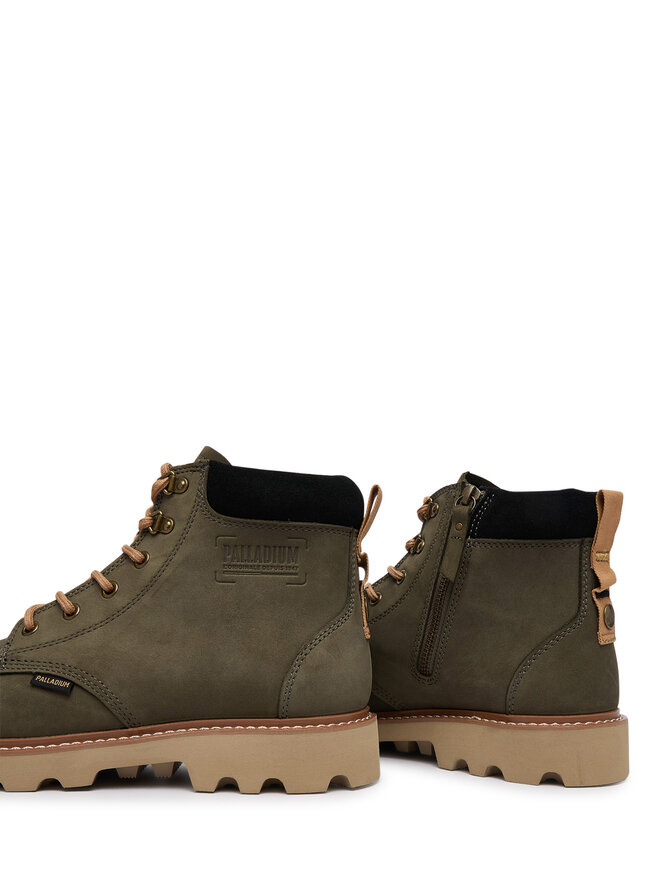 Palladium Schnürschuhe Palladium Trooperlite Grit Zip 04985-325-M Dunkelgrün