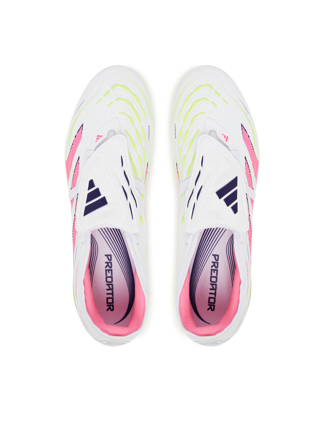 adidas Fußballschuhe adidas Predator Pro Fold-Over Tongue Firm Ground JR0440 Weiß