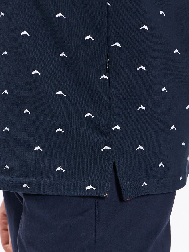 INDICODE INDICODE Polo Dolphin 40-948 Tamnoplava Regular Fit