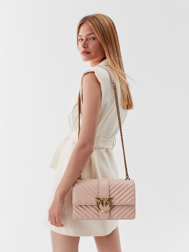 PINKO Τσάντα Pinko Love Icon Classic Cl PE 23 PLTT 100053 A0GK Ροζ