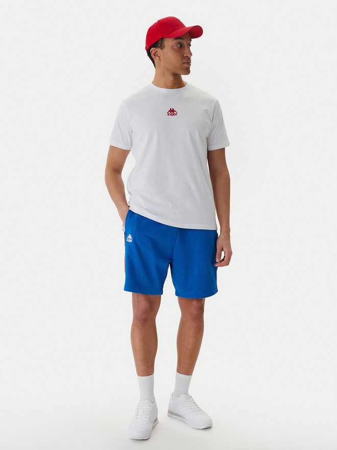 Kappa Kappa T-Shirt 382J2QW Weiß Regular Fit