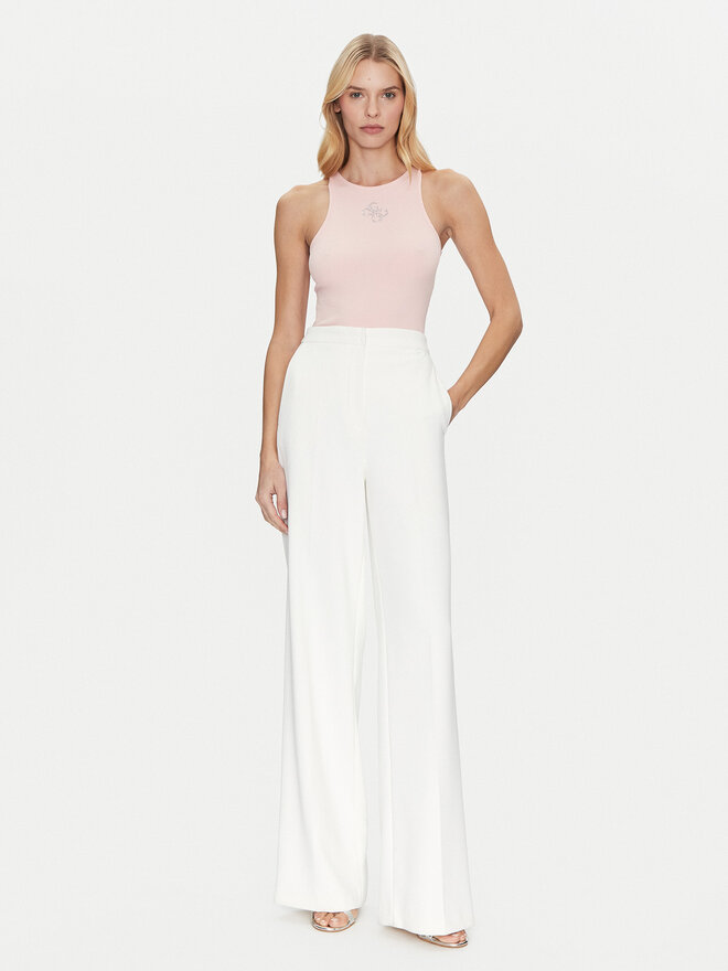 Guess Guess Marškinėliai W5GP57 KCV52 Rožinė Slim Fit