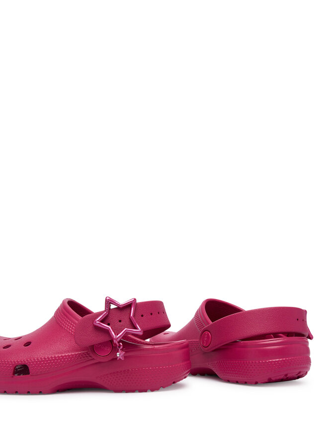 Crocs Pantoletten Crocs Classic Star Buckle Clog 213941 Rosa