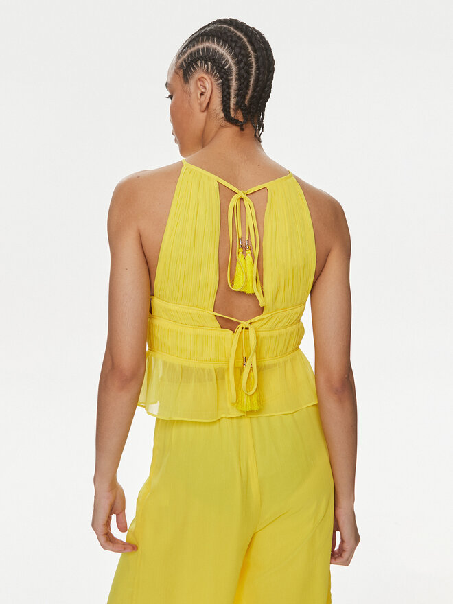 Patrizia Pepe Patrizia Pepe Top 2C1540/A061-Y447 Amarillo Regular Fit