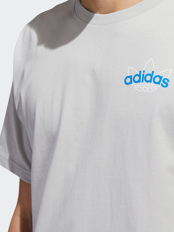 adidas adidas Marškinėliai Athletic Club HI2971 Pilka Regular Fit