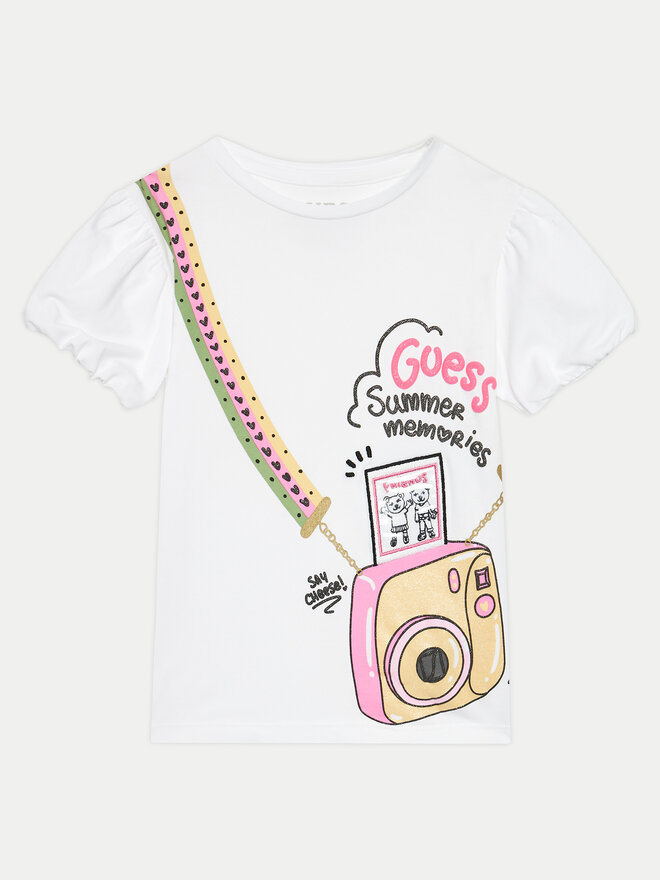 Guess Guess Póló K4GI13 K6YW4 Fehér Regular Fit