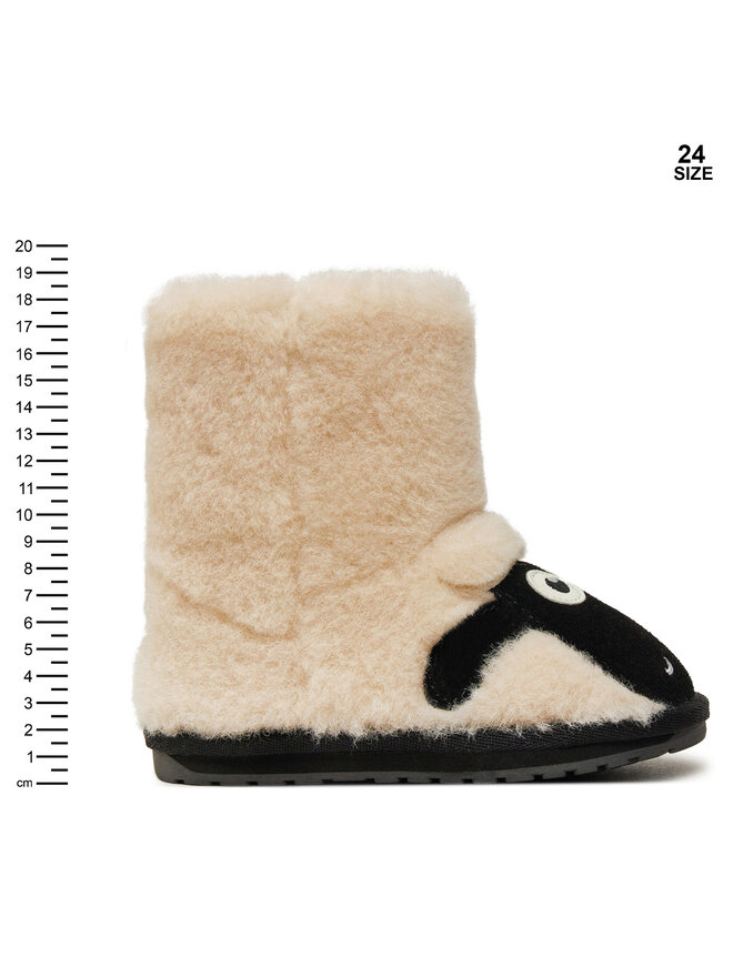 EMU Australia Schneeschuhe EMU Australia Shaun The Sheep K13111 Écru