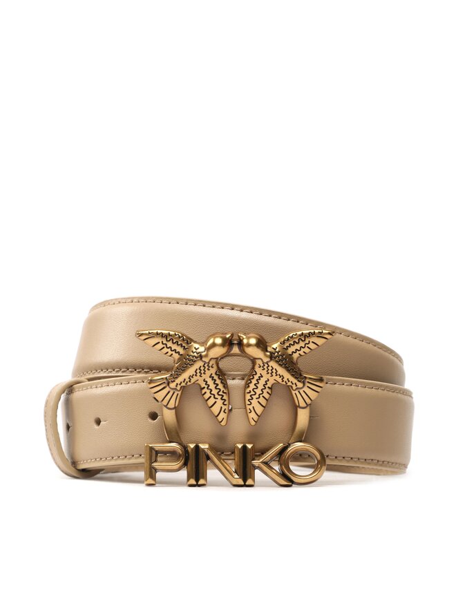 PINKO Дамски колан Pinko Love Berry H3 Belt PE 23 PLT01 100125 A0HX Бежов