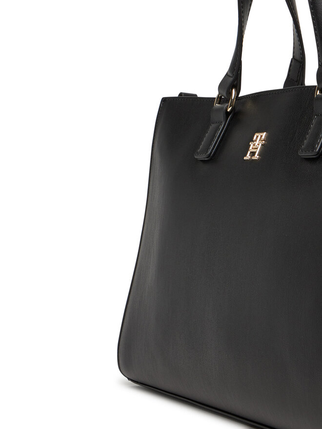 Tommy Hilfiger Ročna torba Tommy Hilfiger Th Joy Satchel AW0AW16814 Črna