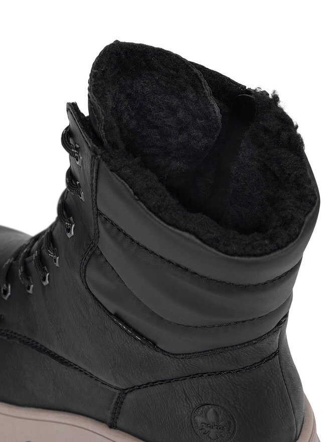 Rieker Schnürschuhe Rieker 71831-00 Schwarz
