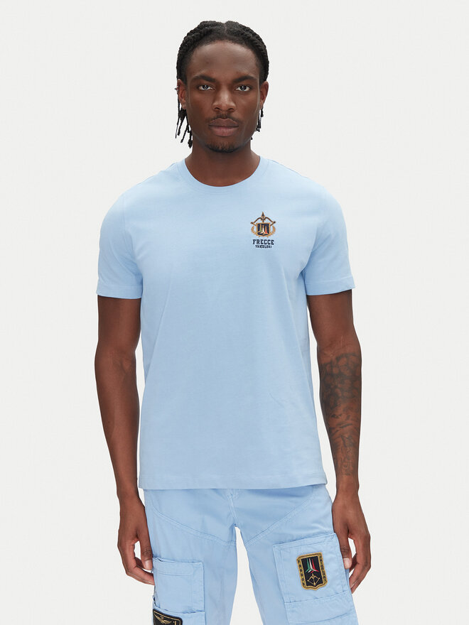 Aeronautica Militare Aeronautica Militare T-Shirt 251TS2391J592 Himmelblau Regular Fit