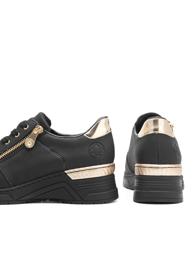 Rieker Sneakersy Rieker N4305-00 Černá