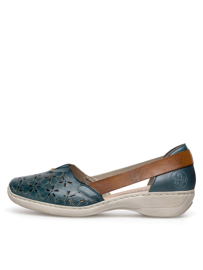 Rieker Pantofi Rieker 41356-13 Bleumarin