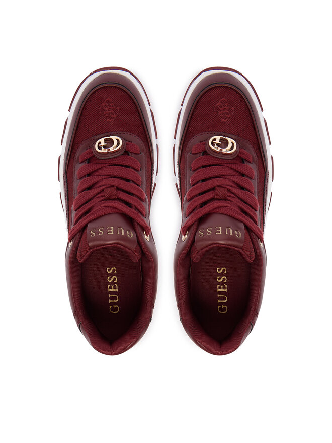 Guess Sneakers Guess FLFBRT ELE12 Dunkelrot