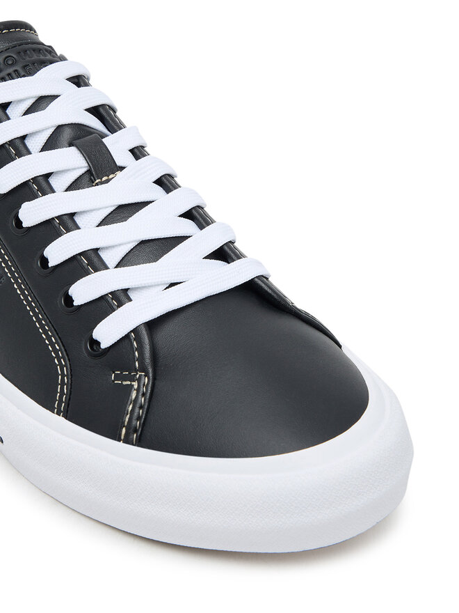 Tommy Hilfiger Tenisówki Tommy Hilfiger Th Hi Vulc Street Stitch FM0FM05645 Czarny
