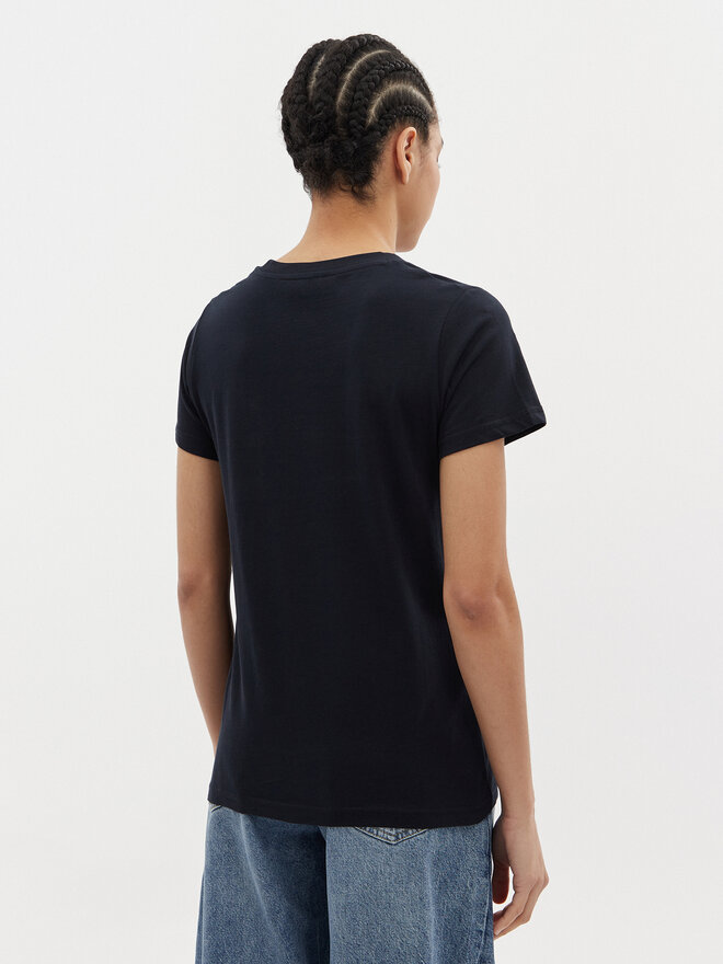 Lee Lee T-Shirt Small Logo 112350198 Μαύρο Regular Fit