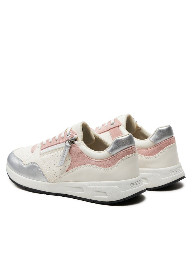 Geox Snīkeri Geox D Bulmya D36NQB 0BC22 C1Z8W Balts