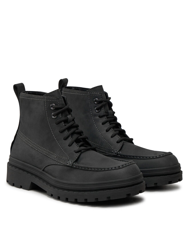 BOSS Schnürstiefeletten Boss Nebular 50529219 Schwarz